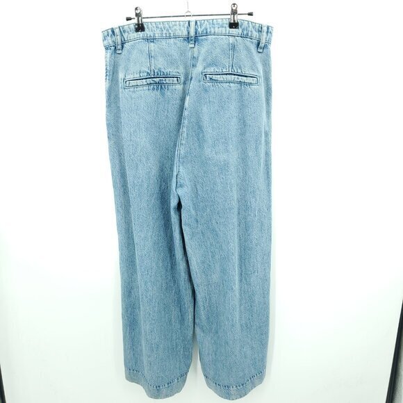 HEMMED (27" Inseam) rag & bone Featherweight Abigail Pleated Pant Sz 29 Billie - Picture 4 of 16